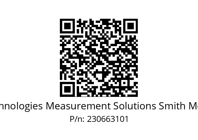   Technologies Measurement Solutions Smith Meter 230663101