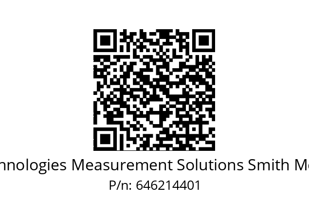   Technologies Measurement Solutions Smith Meter 646214401