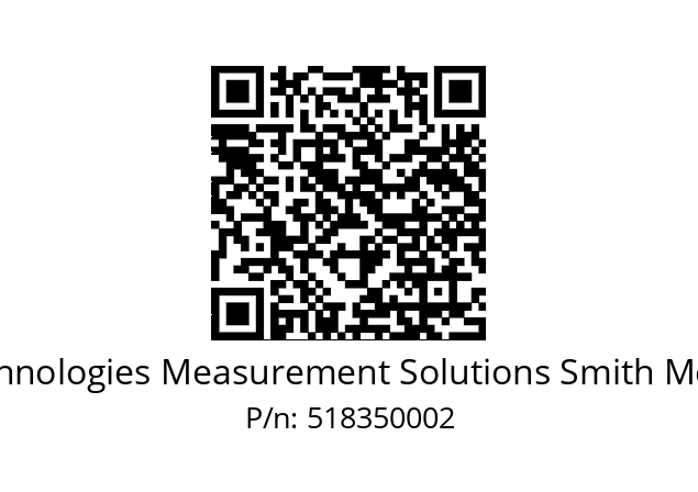   Technologies Measurement Solutions Smith Meter 518350002