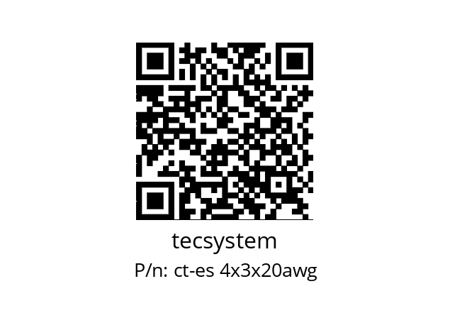   tecsystem ct-es 4х3х20awg