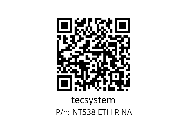   tecsystem NT538 ETH RINA