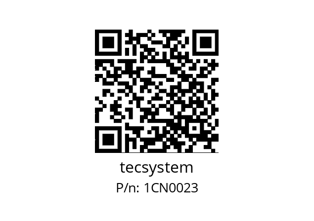   tecsystem 1CN0023