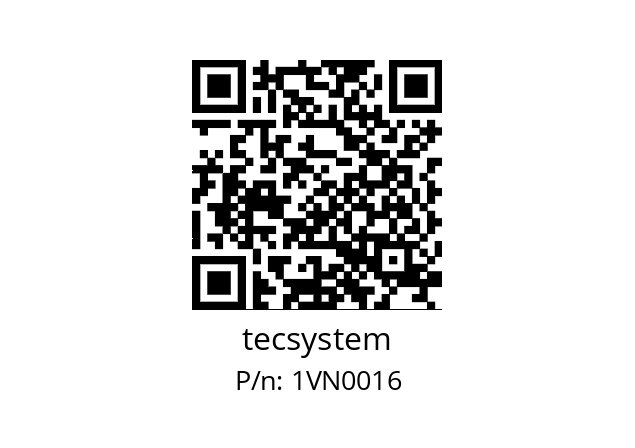   tecsystem 1VN0016