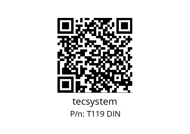   tecsystem T119 DIN