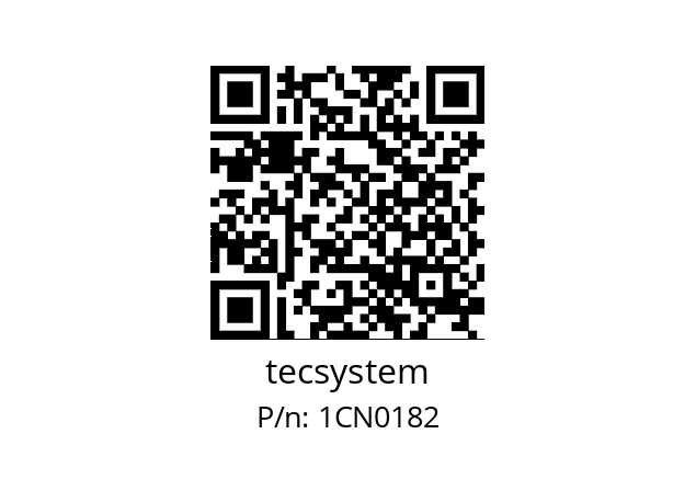   tecsystem 1CN0182