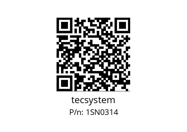   tecsystem 1SN0314