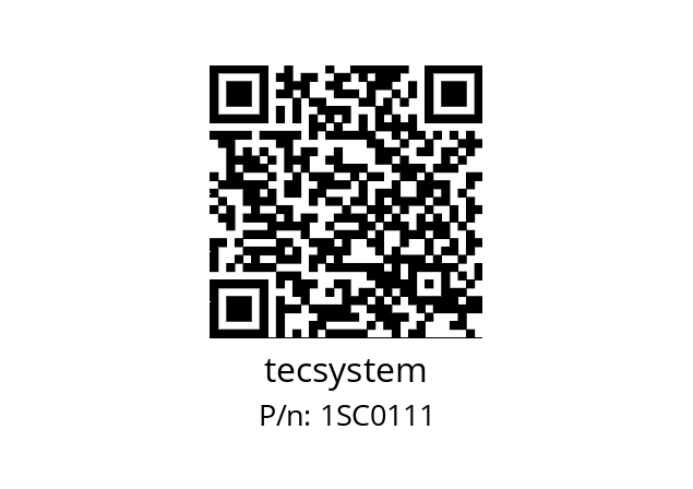   tecsystem 1SC0111