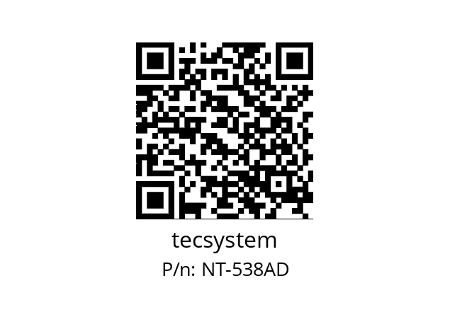   tecsystem NT-538AD