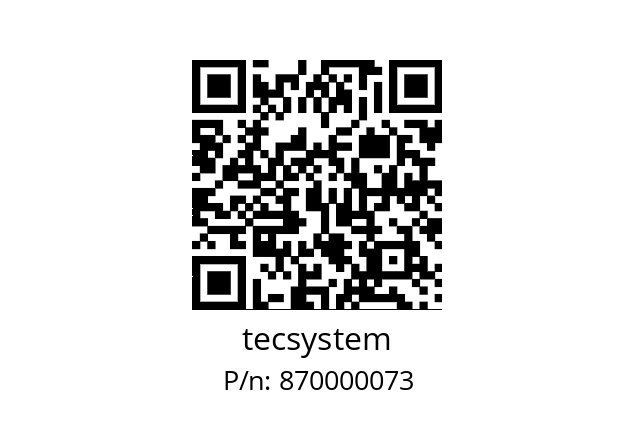   tecsystem 870000073