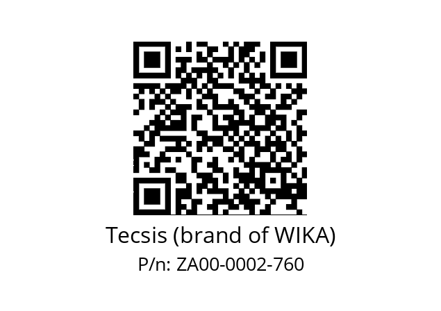   Tecsis (brand of WIKA) ZA00-0002-760