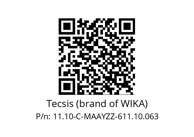   Tecsis (brand of WIKA) 11.10-C-MAAYZZ-611.10.063