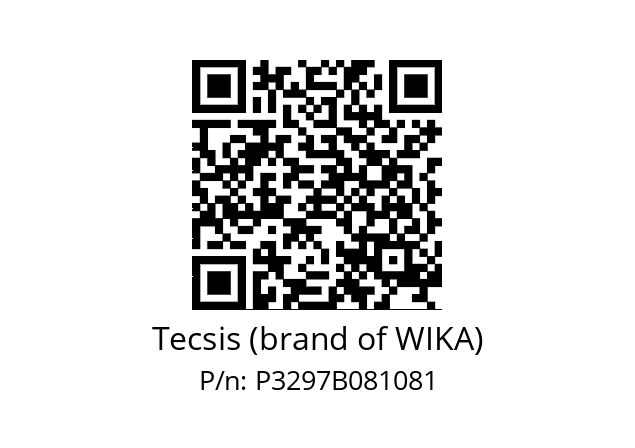   Tecsis (brand of WIKA) P3297B081081