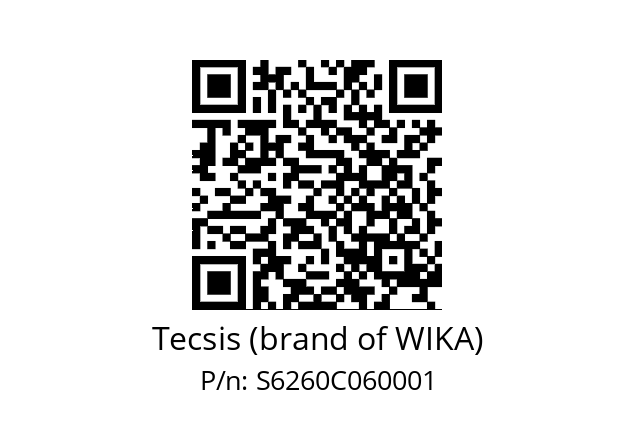   Tecsis (brand of WIKA) S6260C060001