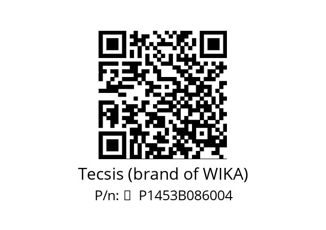   Tecsis (brand of WIKA) 	  P1453B086004