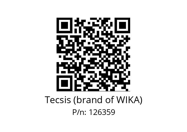   Tecsis (brand of WIKA) 126359