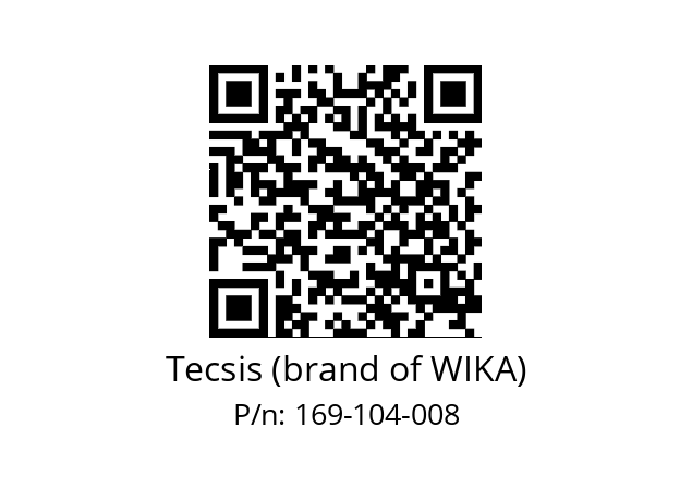   Tecsis (brand of WIKA) 169-104-008