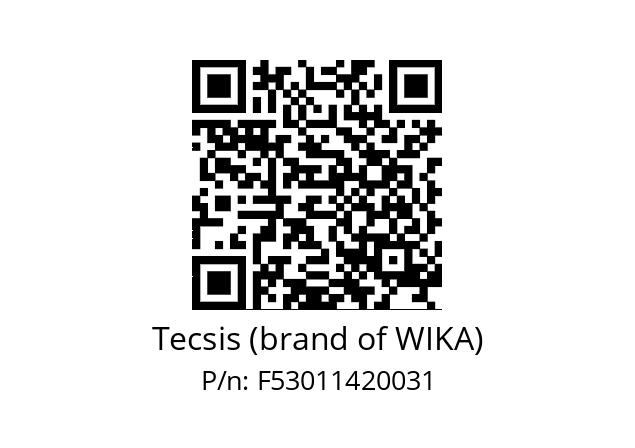   Tecsis (brand of WIKA) F53011420031