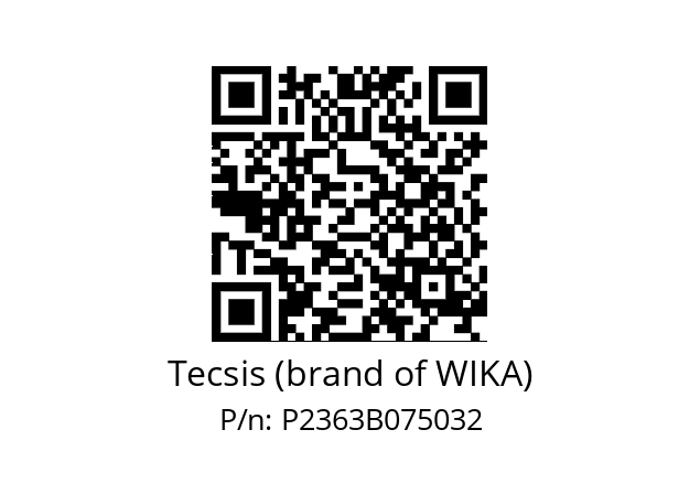   Tecsis (brand of WIKA) P2363B075032