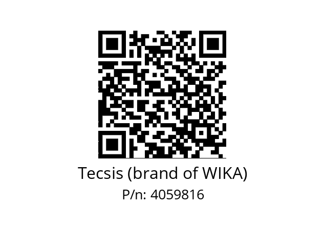   Tecsis (brand of WIKA) 4059816