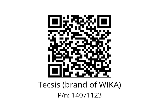   Tecsis (brand of WIKA) 14071123