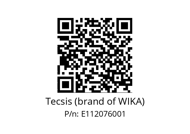   Tecsis (brand of WIKA) E112076001