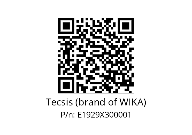   Tecsis (brand of WIKA) E1929X300001