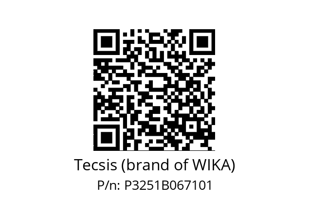   Tecsis (brand of WIKA) P3251B067101