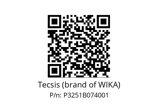   Tecsis (brand of WIKA) P3251B074001