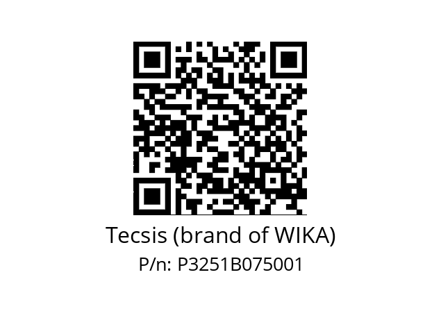   Tecsis (brand of WIKA) P3251B075001