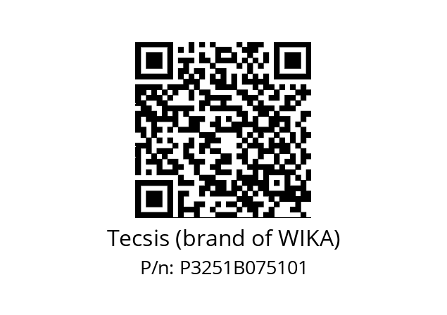   Tecsis (brand of WIKA) P3251B075101