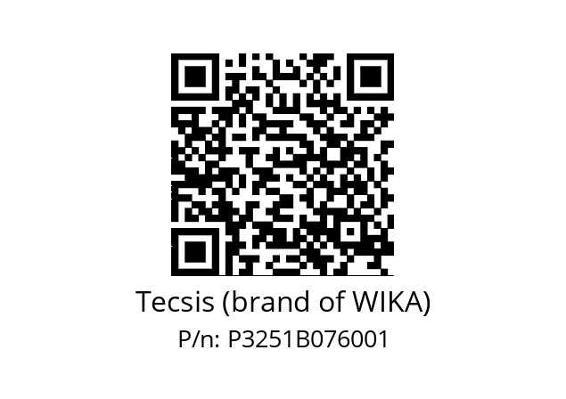   Tecsis (brand of WIKA) P3251B076001