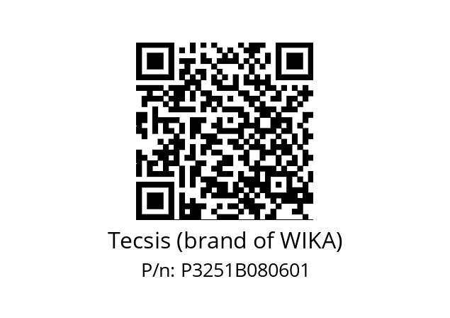   Tecsis (brand of WIKA) P3251B080601