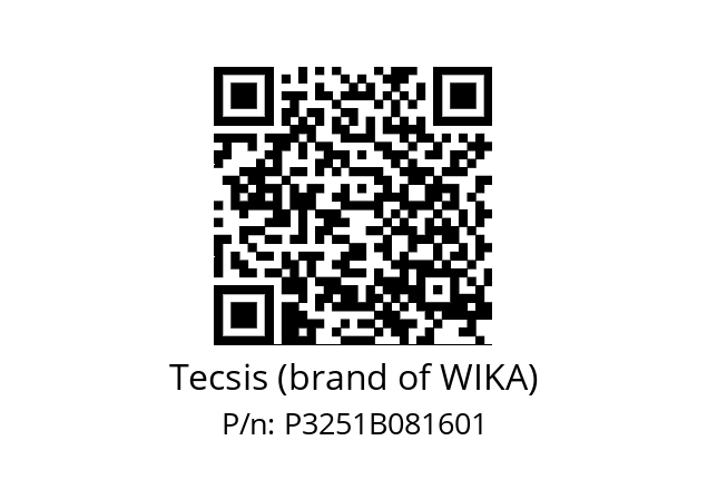   Tecsis (brand of WIKA) P3251B081601