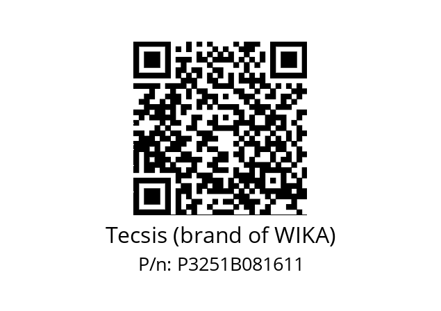   Tecsis (brand of WIKA) P3251B081611