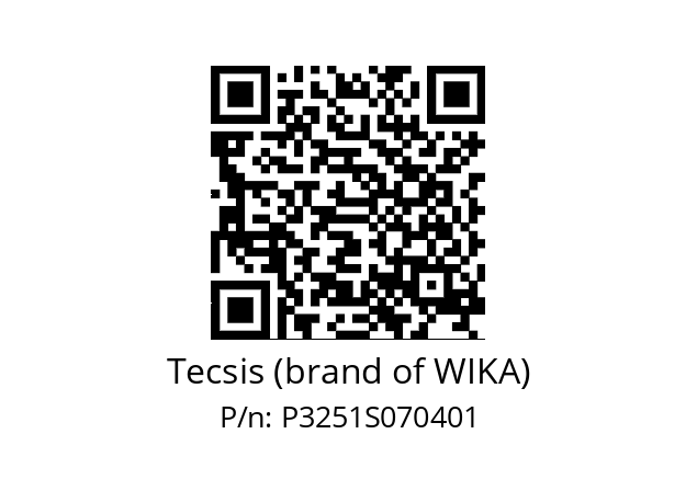   Tecsis (brand of WIKA) P3251S070401