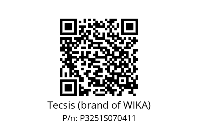   Tecsis (brand of WIKA) P3251S070411