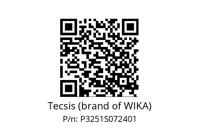   Tecsis (brand of WIKA) P3251S072401