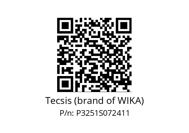   Tecsis (brand of WIKA) P3251S072411