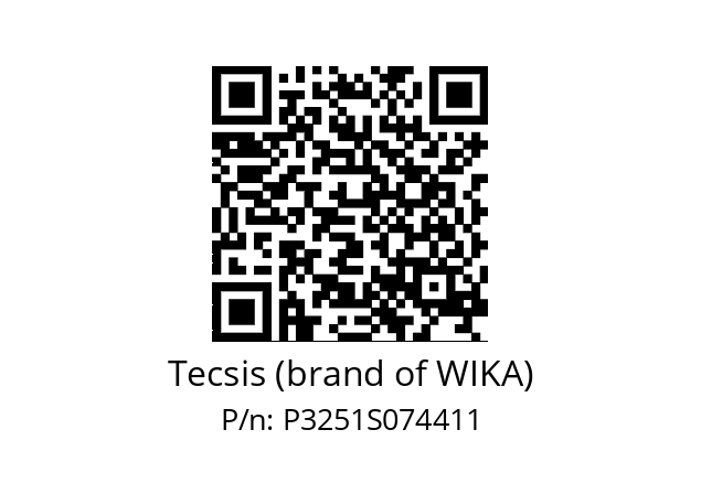   Tecsis (brand of WIKA) P3251S074411