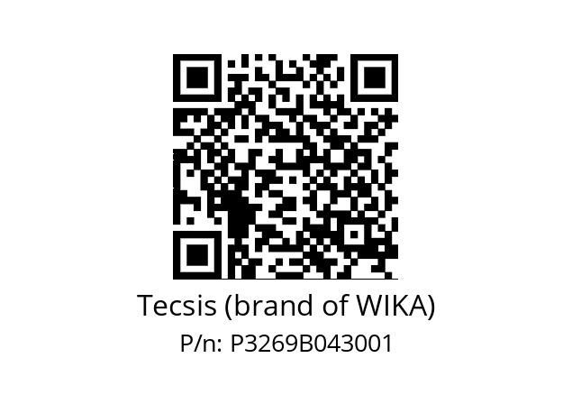   Tecsis (brand of WIKA) P3269B043001