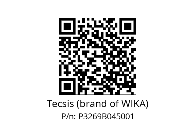   Tecsis (brand of WIKA) P3269B045001