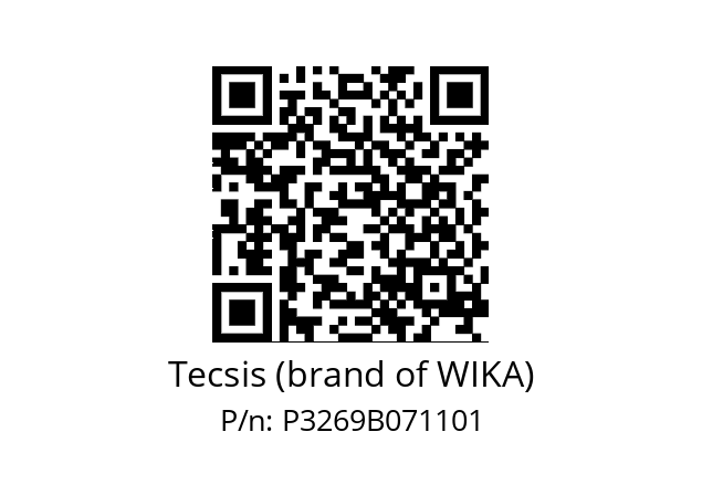   Tecsis (brand of WIKA) P3269B071101