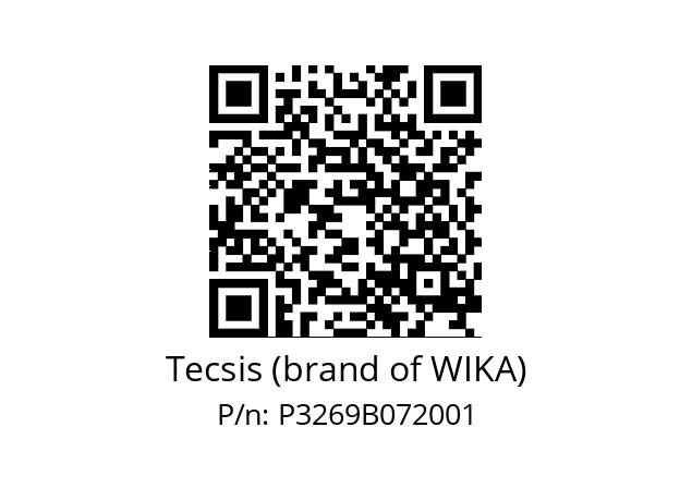   Tecsis (brand of WIKA) P3269B072001