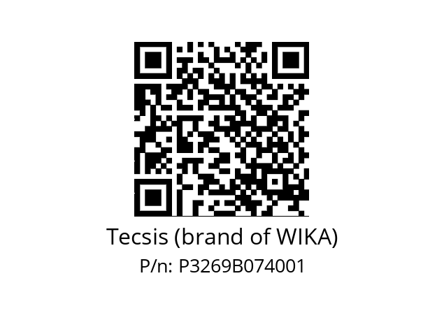   Tecsis (brand of WIKA) P3269B074001