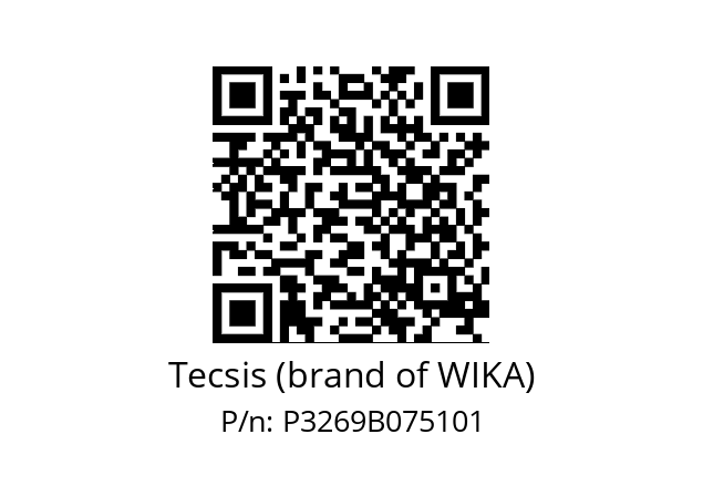   Tecsis (brand of WIKA) P3269B075101