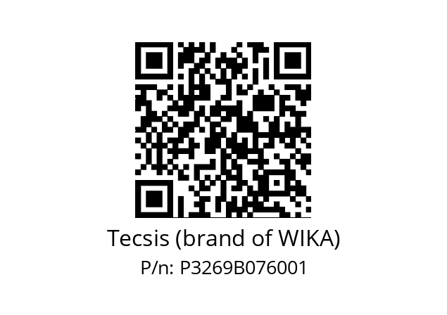   Tecsis (brand of WIKA) P3269B076001