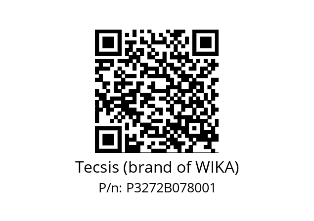   Tecsis (brand of WIKA) P3272B078001