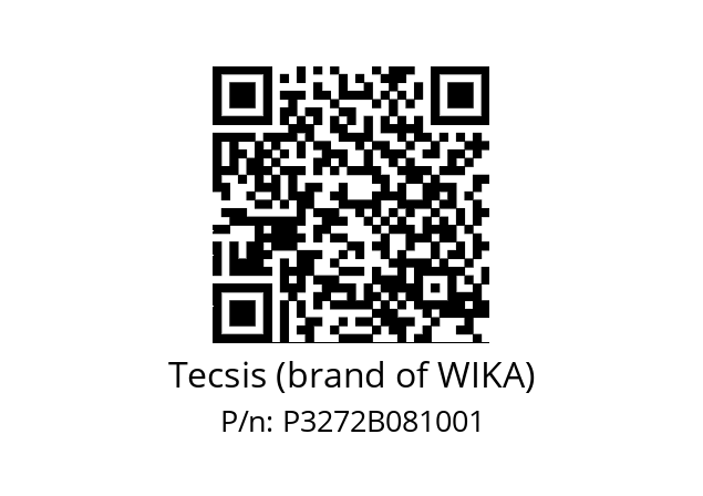   Tecsis (brand of WIKA) P3272B081001