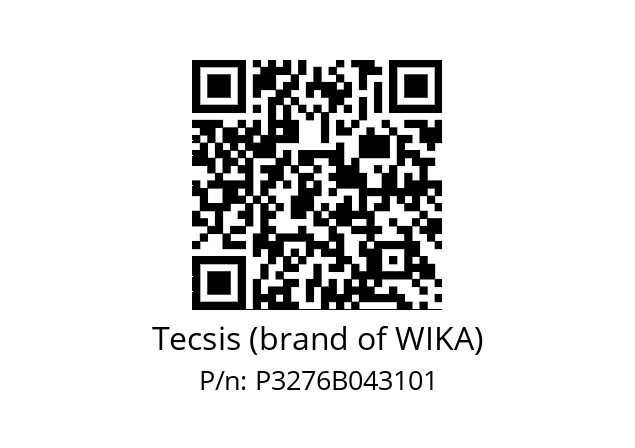   Tecsis (brand of WIKA) P3276B043101