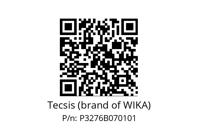   Tecsis (brand of WIKA) P3276B070101